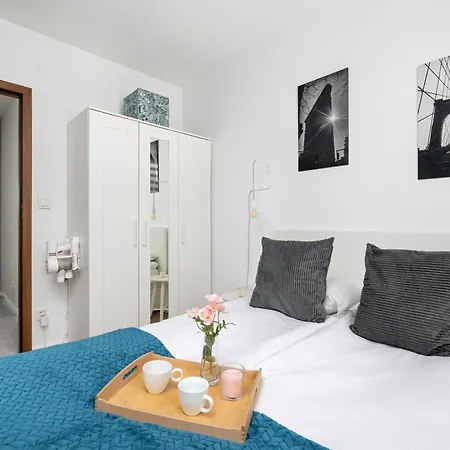 White And Grey In Cracow With Parking By Renters