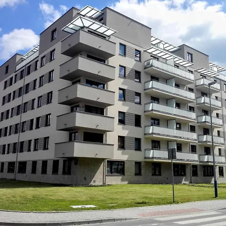 White And Grey In Cracow With Parking By Renters Krakov
