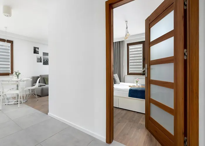 White And Grey In Cracow With Parking By Renters *