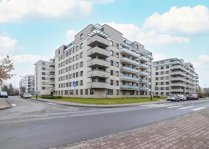 Apartman White And Grey In Cracow With Parking By Renters *