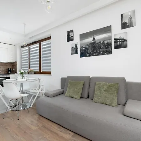 Appartement White And Grey In Cracow With Parking By Renters *