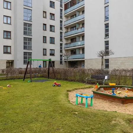 White And Grey In Cracow With Parking By Renters Kraków